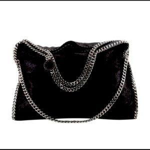 Stella McCartney Shaggy Deer Falabella Fold Over Tote